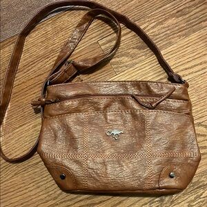 Brown Leather Crossbody Bag